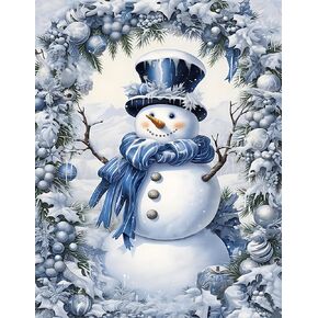 Clakinla Diamond Art Painting Christmas ، Miamond Art Painting مجموعات للبالغين للمبتدئين في فصل الشتاء.