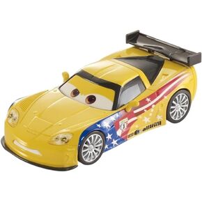 Disney / Pixar Cars 2 Movie 155 Die Cast Car #7 Jeff Gorvette