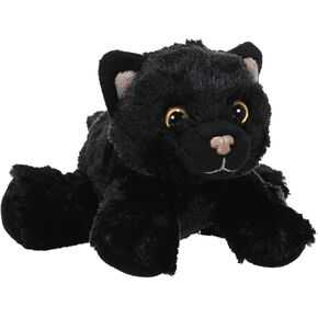 Wild Republic Black Cat Plush, Stuffed Animal, Plush Toy, Gifts for Kids, Hug’Ems 7"