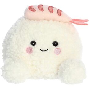 Aurora® Adorable Palm Pals™ EBI Shrimp Sushi™ Stuffed Animal - Pocket-Sized Play - Collectable Fun - White 5 Inches