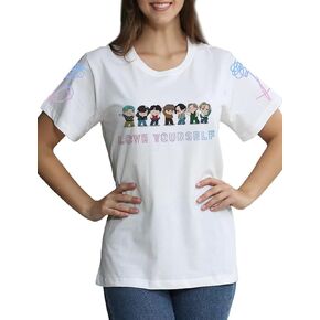 Dolpind Kpop Shirt Love Yourself Suga Jungkook Jimin V Rap Jin Jhope Tshirt Tee Merchandise