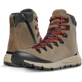 Danner Men's 67338 Arctic 600 Side-Zip 7" 200G Primaloft Waterproof, Brown/Red - 8.5 EE