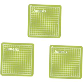 3Pcs PVC Cutting Pad Lined Plate Manual Model Tool for Sewing and Fabric Crafting Mint Green Sewing Machine Pad and Model Pad