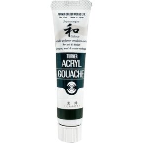 Turner Colour Works Acryl Gouache Artist Acrylic Paint - Single 20 ml Tube - Jet Black