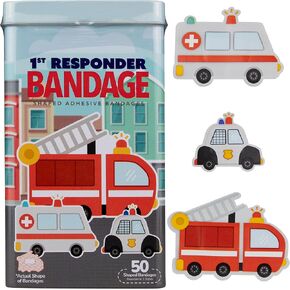 BioSwiss Bandages, Unicorn Shaped Self Adhesive Bandage, Latex Free Sterile Wound Care, Fun First Aid Kit Supplies for Kids, 24 Count
