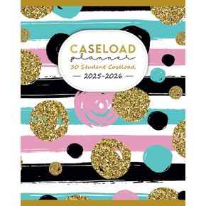 IEP Caseload: All-in-one IEP Lesson Planner for the School Year for Special Educators | Paint Watercolor