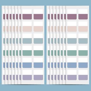 Sticky Index Tabs Page Markers Self Adhesive Flag Tabs Writable Repositionable File Tabs Flags Mix Colored for Reading Book, Taking Note, Classifying File, Marking Document (480 Pieces)