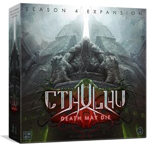 Cthulu: Death May May Die Season 4 Game Game التوسع - كشف النقاب عن أهوال جديدة! لعبة الغموض التعاونية للأطفال والكبار ، تتراوح أعمارهم بين 14+ ، 1-5 لاعبين ، 90-120 دقيقة من اللعب ، صنعها CMON