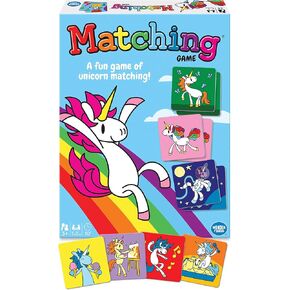 Wonder Forge Unicorn Memory Matching Board Game - Engaging Puzzle Game for Kids & Adults | Enhances Memory & Focus | Fun Unicorn-Themed Images | Ideal Gift for Ages 3 to 5