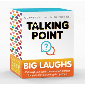 Fun Conversation Card Game for Adults and Families - 200 Hilarious Questions to Answer Together - Funny Group Game for Kids and Parties, Family Reunions, and More - Put Down Your Phones and Have Fun