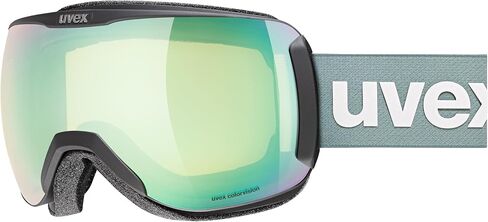 uvex downhill 2100 CV ski & snowboard goggles, contrast enhancing anti-fog OTG with UV protection for women men & youth, black SL/orange-yellow in Saudi Arabia