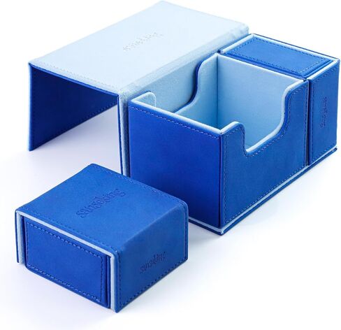 Commander Deck Box with Dice Tray - Brown Leather - MTG Card Box in Kuwait