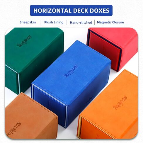 Commander Deck Box with Dice Tray - Brown Leather - MTG Card Box in Kuwait