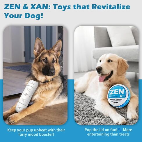 Chill Pup Funny Dog Toy - Parody Plush Squeaky Crinkle Dog Toy (ZENXAN) in Saudi Arabia