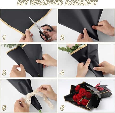 KEPUWAY 20 Sheets Flower Wrapping Paper, Flower Wrapping Paper for Florist Supplies in Saudi Arabia