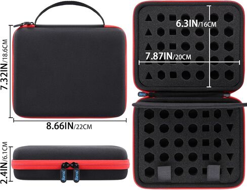 Bavel DND Dice Case with Detachable dice sponge and tray, D6 D20 Dice Set Case for Dungeons and Dragons RPG MTG Table Games in Kuwait