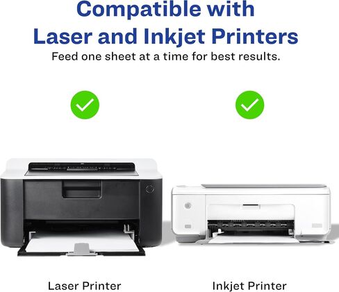 Avery Printable Postcards, 4.25" x 5.5", Ivory, 100 Blank Postcards for Laser and Inkjet Printers (5919) in Saudi Arabia