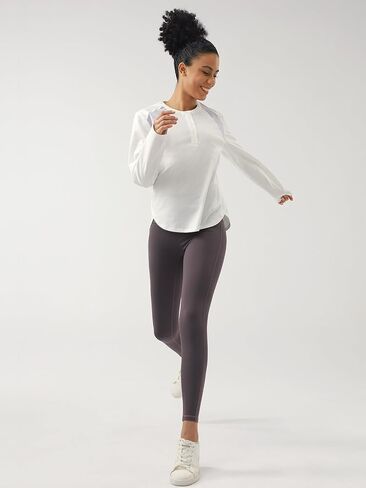 AARYA Women's Long Sleeve Workout Shirts Lightweight Cotton Running Yoga Tops for Women Athletic Shirts Active T Shirts Quick Dry Lilac XL in Saudi Arabia
