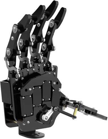 HIWONDER Robot Hand Five Fingers Support Secondary Development Solely Movement Bionic Robot Mechanical Arm Hand DIY Robot（Right Hand） in Kuwait