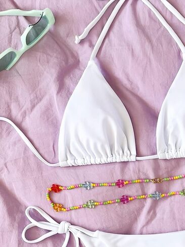 Shenhe Women's 2 قطعة مثيرة البيكيني مجموعات الرسن TIE Side Swimsuits in Kuwait