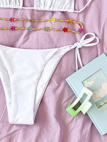 Shenhe Women's 2 قطعة مثيرة البيكيني مجموعات الرسن TIE Side Swimsuits in Kuwait