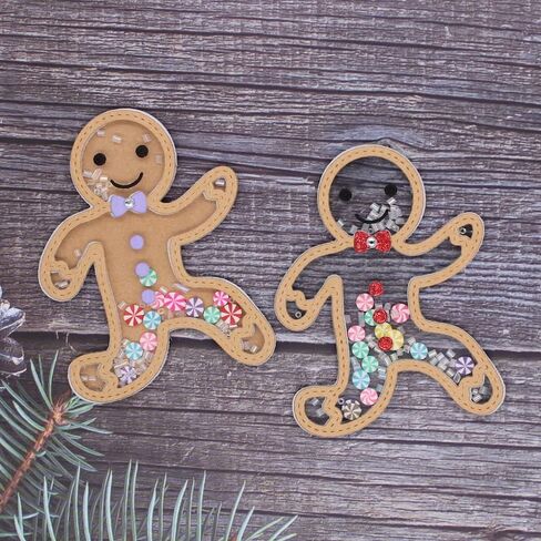 KSCRAFT Running Gingerbread Man Shaker Metal Cutting Dies Stencils for DIY Scrapbooking Decorative Embossing DIY Paper Card in Saudi Arabia
