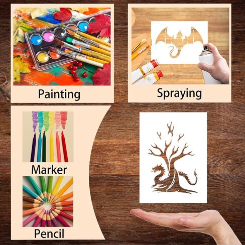 60 Pieces Cute Baby Shower Stencils for Painting, 3 Inch Onesie Stencil Reusable, Boy Girl Shirt Fabric Stencils Small Animals Pattern Templates for Painting Onesies Bibs Bodysuit Bags Shoes in Saudi Arabia