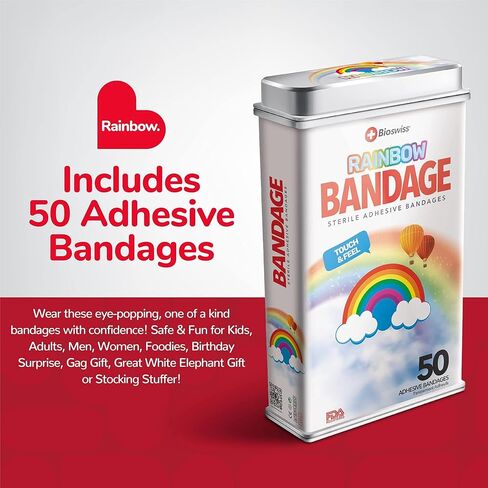 BioSwiss Bandages, Unicorn Shaped Self Adhesive Bandage, Latex Free Sterile Wound Care, Fun First Aid Kit Supplies for Kids, 24 Count in Saudi Arabia