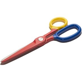 Craighill Chroma Scissors - 8.5" Heavy Duty Stainless Steel All Purpose Scissors for Office Supplies, Crafts & Home, Ultra Sharp, Comfort Grip Handles - Primary