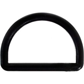 West Coast Paracord Plastic D-Rings – Black Finish – for Crafting and Utility Projects (1 1/2 Inch, 10 Pack)