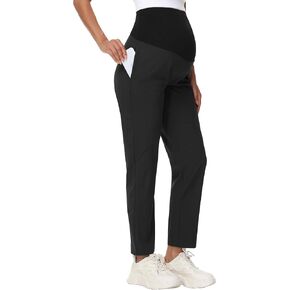 Foucome Women's Maternity Scrub Pants Comfy Soft Pregnancy Pants Straight Leg Workwear Scrubs in Kuwait