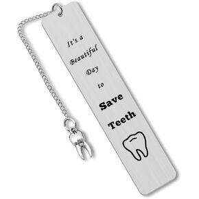 Dentist Gift Bookmark Dental Hygienist Gift Funny Gift for Dentist Friends Coworker Dental Office Gift New Dentist Orthodontist Gift Dental Assistant Gift Dental Student Gift Christmas Graduation Gift