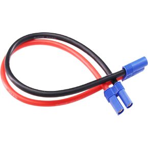 1pc EC5 ذكر إلى EC5 سلك محول الموصل الإناث مع 10AWG 12inch/30cm تمديد كابل تمديد الرصاص لشاحن بطارية طائرة RC (E152-1)