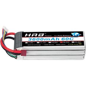 HRB 5S 3600mAh 18.5V 60C Lipo Battery Compatible with RC Car RC Plane RC Truck RC Boat