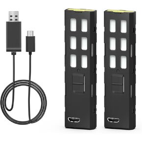 UranHub F02 Flying Orb Ball Replacement Battery (2 Pieces) with & Charging Cable