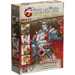حزمة شخصية Zombicide Thundercats #2 - قم بتوسيع أبطالك في الطاعون الأسود! لعبة لوحة الإستراتيجية التعاونية ، تتراوح أعمارهم بين 14+ ، 1-6 لاعبين ، 60 دقيقة من اللعب ، صنعها CMON