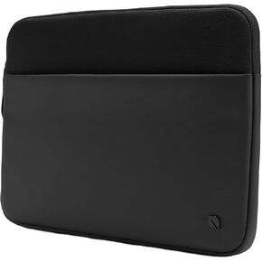 Incase A.R.C. Sleeve with ReSpun 100% Recycled Polyester - 14" MacBook/Laptops & iPad/Tablet Case - Cushioned Faux Fur Lining, External Zippered Slip Pocket (Peach, Most 14" Laptops)