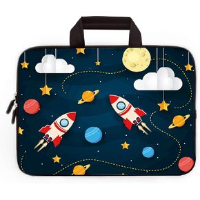 11" 11.6" 12" 12.1" 12.5 Inch Laptop Carrying Bag Case Notebook Ultrabook Bag Tablet Cover Neoprene Sleeve Briefcase Bag Compatible with Samsung Google Acer HP DELL Asus (Cool Rocket)
