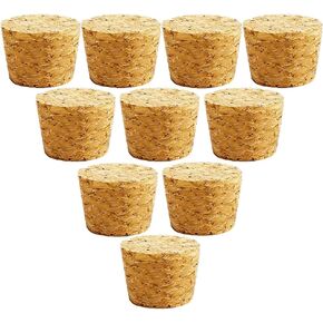 50Pcs Tapered Cork Plugs Wooden Wine Corks Stoppers Reusable Sealing Stopper for Bottle Bar DIY Crafts Kitchen Accessories (15x11.5x15mm)
