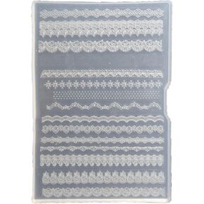 Practical Thin Silicone Nail Art Mold Transparent Stamping Plate Nails Stencils Silicone Molds for Epoxy Resin Casting in Kuwait