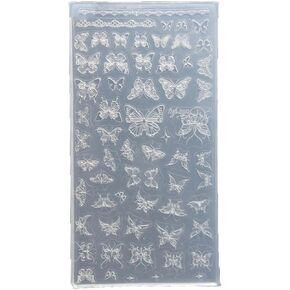 Practical Thin Silicone Nail Art Mold Transparent Stamping Plate Nails Stencils Silicone Molds for Epoxy Resin Casting
