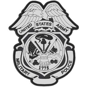 Military Police PVC Patch Hook and Loop