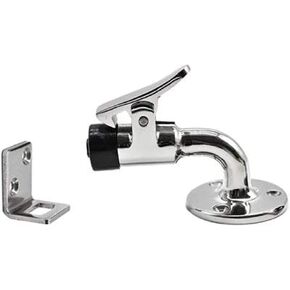 MARINE CITY 316 Grade Stainless Steel 90 Degree Door Stopper and Catch Set (Length: 3 Inches Base: 2 Inches) for Cabinet Doors – Hatches – Marines – Yachts (Pack of 1)