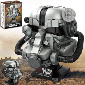 Helmet Building Blocks for Boys Aged 12+, Head Building Block Set Collectibles for Men, Buildable Display Model for Home or Office, Ideas for Boys, Girls and Adults, 1088PCS