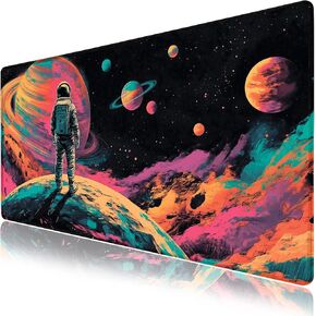 Large Mouse Pad, Gaming Mouse Pad, Long Mouse Pads, Extra Large Big Mouse Pad, Computer Mousepad for Gamer (Cosmic Wanderer, X-Large)