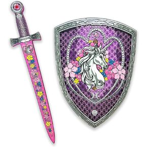 Liontouch - Knight Toy Sword & Shield For Boys – 3-6 Years | Pretend Play Set In Foam in Medieval Style For Kids & Toddlers | Safe Weapons & Battle Accessories For Dress Up & Horseback Knight Costumes
