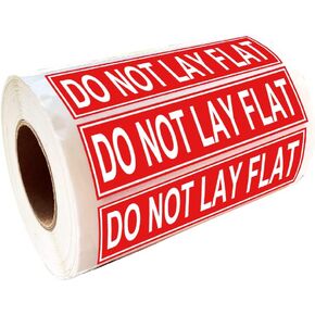 Do Not Lay Flat Labels, 1 × 4 Inch Adhesive Shipping Mailing Labels Fragile Warning Stickers for Inventory,Shipping Handling.(500 Pcs) in Kuwait