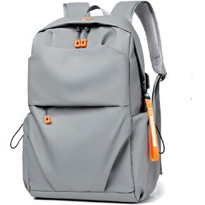 Classic Men's Travel Backpack, Water Resistant, Basic Laptop Compartment Backpack for Women's (Black)