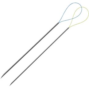 Yyangz 4pcs أدوات الكروشيه الأدوات الحياكة ممتعة اليدوية اللحف بالخيط الإبرة الإبرة السمكة الحرير خيط إبرة سحب الإبرة المصنوعة يدويًا