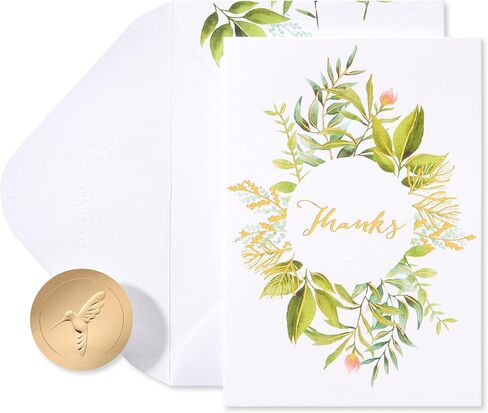 Papyrus Thank You Cards with Envelopes, Branches (20-Count) in Saudi Arabia